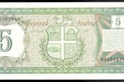 Aruba, 1986, 5 Florin, P-1, Gem Crisp Unc!