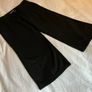 Genuine Y2K Topshop black culottes trousers - size 12 Image 5