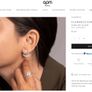 APM Monaco Flamenco Ear Jacket Sterling Silver Earring Image 4
