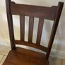 Wooden library chair and stepladder Image 4