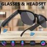 Smart Glasses with Wireless HIFI Headphones, Dual Speaker, Touch Control, Rechargeable Lithium Battery, USB Type-C Charging, Ideal for Music and Calls, Wireless Headphones|Modern Eyewear|Wireless Connectivity, Wireless Headphones Image 4