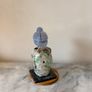 Hand-Carved Blue & Yellow Gemstone Blue Tit Image 3