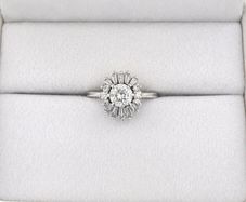 Ballerina Snowflake Diamond Ring