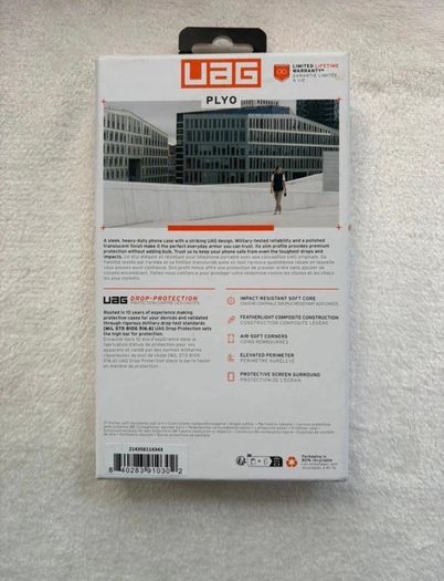 UAG Samsung Galaxy Z Fold Folds 5G clear case