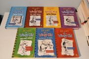 Diary of a Wimpy Kid by Jeff Kinney - 7 Book Pack