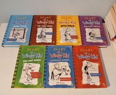 Diary of a Wimpy Kid by Jeff Kinney - 7 Book Pack