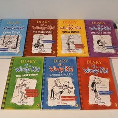 Diary of a Wimpy Kid by Jeff Kinney - 7 Book Pack