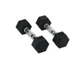 9 kg Hex Rubber Dumbells Pair
