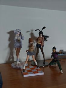 Anime Figures (Misaka, Genya, Emilia, Mai)