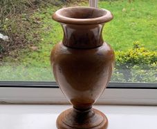 Olive Wood Handmade Vase