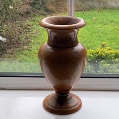 Olive Wood Handmade Vase