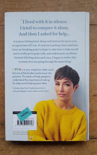 Frankie Bridge - Open - Autograph/Signed Book