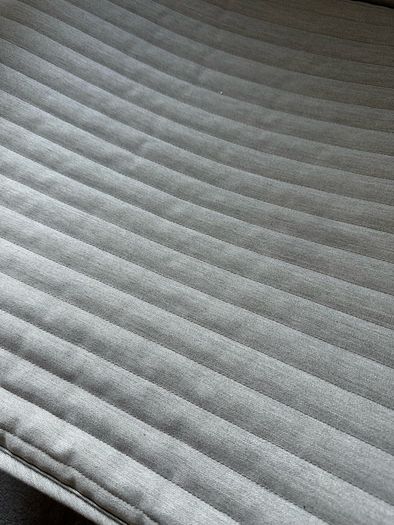 IKEA POANG Armchair | Birch Veneer Frame with Light Grey Ribbed Cushion | Excellent Condition