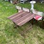 4 garden chairs and table Image 10
