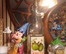 decorative bottle with lights