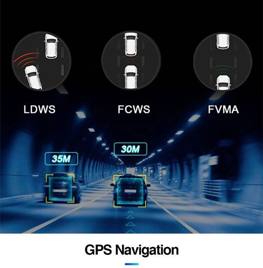 New Cam Wifi Dual Lens Video Recorder Dash Camera Dvr Rearview Mirror 4G GPS Navigation