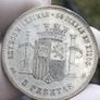 Spain 5 Pesetas 1870 Silver 90% Provisional Government Image 5