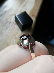 9CT Vintage Birthstone Gold Ring