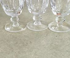 Vintage Rare Port Wine Blarney (Older) by Waterford Crystal 3 in total  35.00 euro each.
