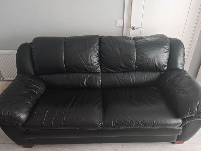 Leather sofas
