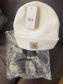 Carhartt white hats & caps / new