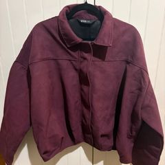 Faux Suede Jacket