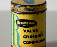 Vintage Romac Valve Grinding Compund Tin