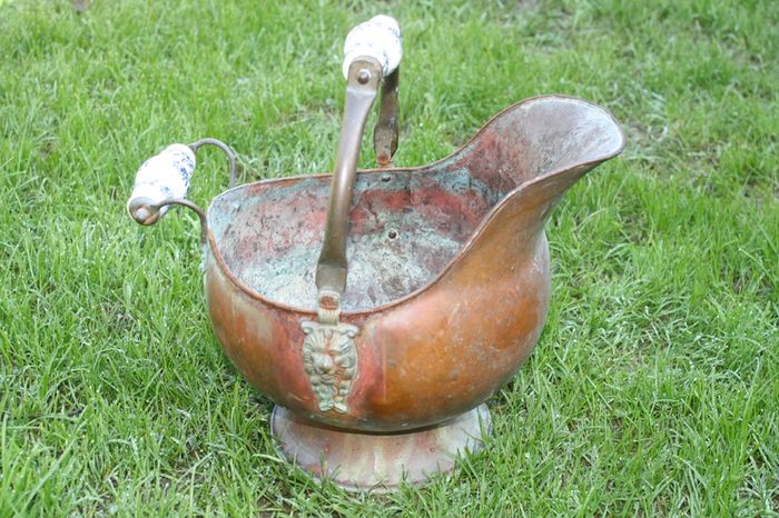 Vintage  bucket ceramic handles