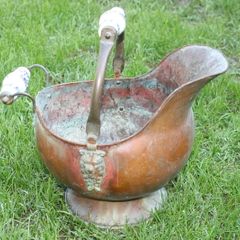Vintage  bucket ceramic handles