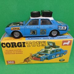 Corgi Toys Hillman Hunter London to Sydney Marathon Winner