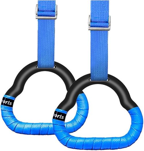 NEW SALE | Gymnastic Rings Set Childrens Home Fitness Training Equipment