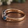 Vintage 9ct Gold Half Eternity Ring, New Old Stocl Image 2
