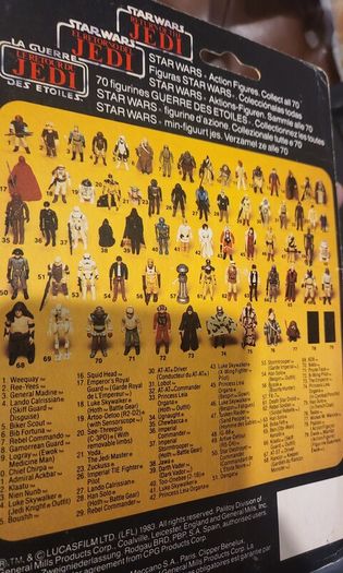 Star Wars Tri Logo ROTJ Prune Face Cardback