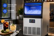 Commercial Ice Maker Machine 36kg 24 Hour Stainless Steel Ice Machine with 6kg
