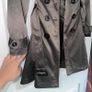 Jane Norman Size 8 Khaki Fitted Flared Trench Coat Image 7