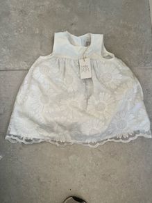 John Rocha Baby Dress White 6-9 months