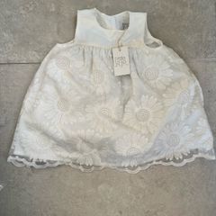 John Rocha Baby Dress White 6-9 months