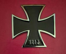 Metal iron cross  1813.