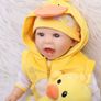Reborn Baby Dolls 22 Inches 55 Cm That Looks Real Life Babies Realistic Toddler Girl Newborn Soft Vinyl Silicone Doll Birthday Gift Toys (FREE POSTAGE) Image 5