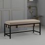 Lexi Modern Glam Upholstered Bench Image 4