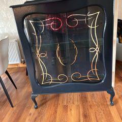 Display cabinet with sliding doors free to take from Swords area. 2 glass shelves