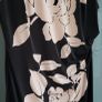 Phase Eight black and blush floral ruched dress Sz 16 UK - Rrp 99 (New) Image 8