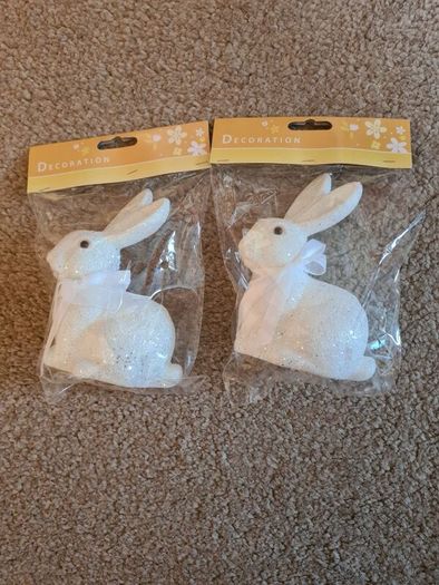 Easter Bunny Decoration X 2