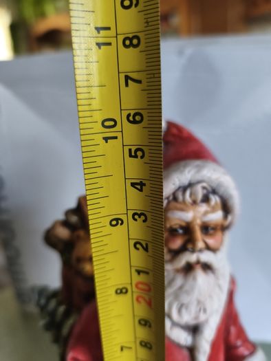 Vintage Christmas Hand Painted Ceramic Santa St Nicholas Old Provincial Mold