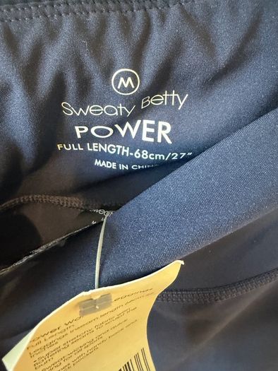 Sweaty Betty Power Gym Leggings - Size Medium & Full Length