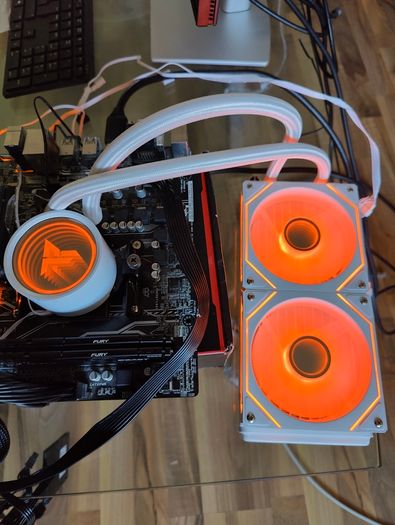 Tempest 240 ARGB Liquid Cooling Kit White