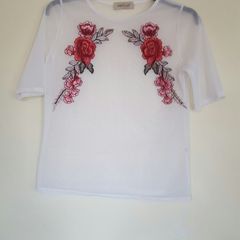 chiffon material top