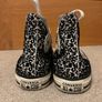 Converse Chuck Taylor All Star High-Top grey suede with leopard print UK 4 Image 4