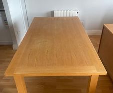 6 seater wooden tables