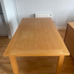 6 seater wooden tables